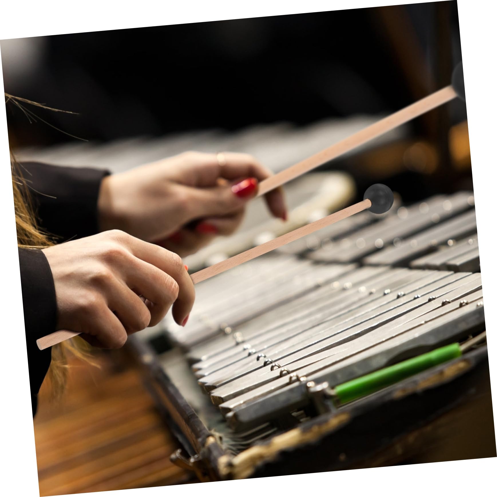 VICASKY 6 piezas de madera de percusión de precisión Mallets para bombo Timpani y más resistentes instrumentos de percusión para principiantes y profesionales