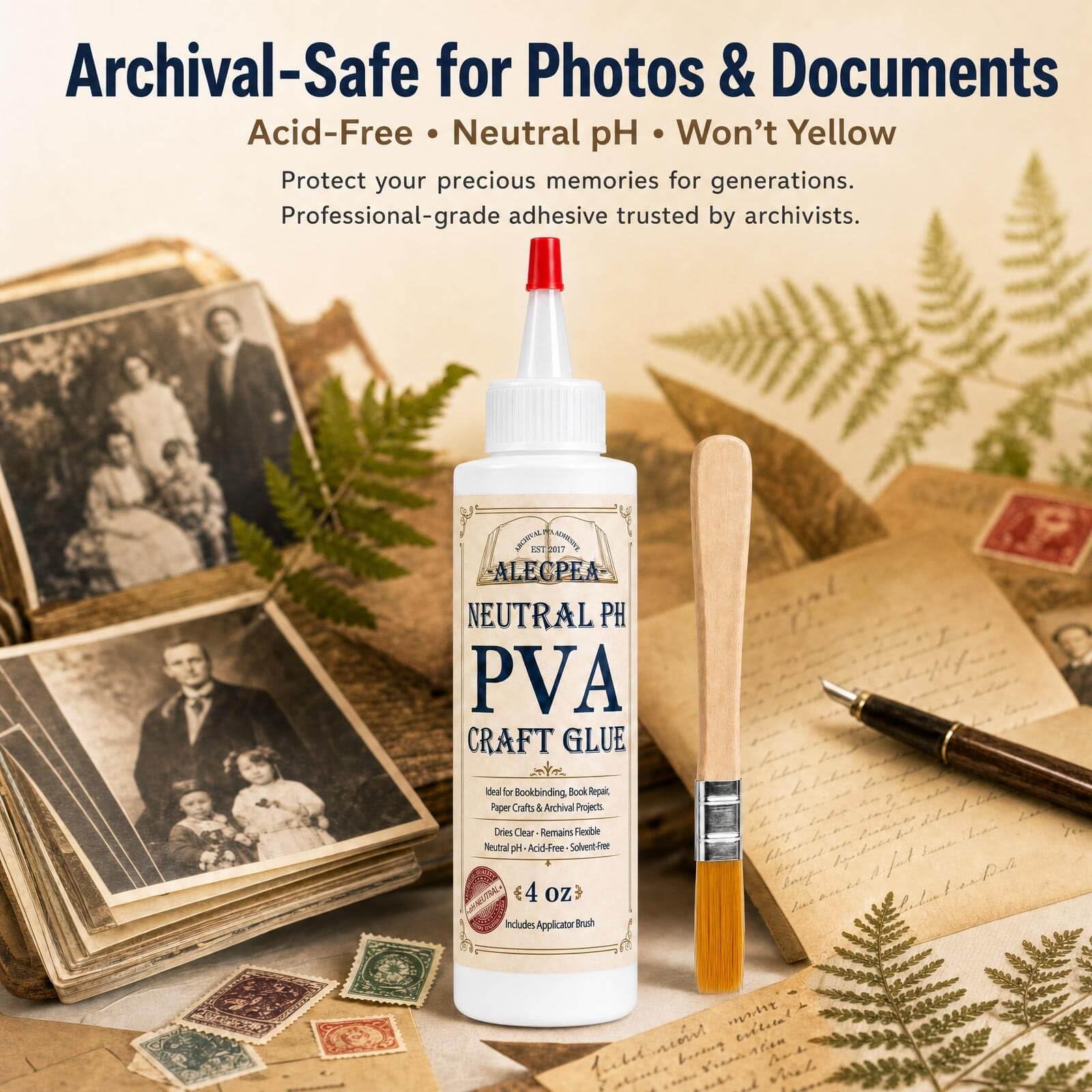 ALECPEA PVA Glue - Clear Craft Adhesive -3