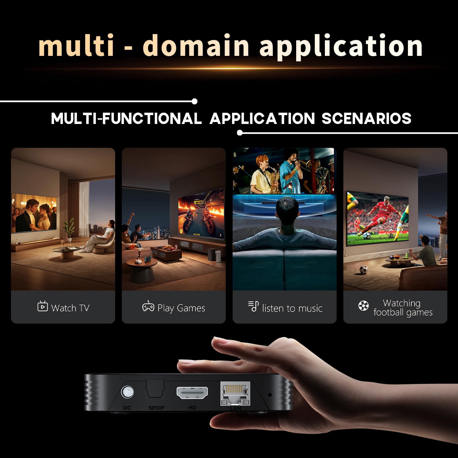 Android 14.0 tv box,X14 PRO Android box 2GB RAM 16GB ROM RK3518 Quad-Core 64bit Cortex-A53 Mali 450 MP2 GPU Support 4K 3D 1080P 2.4/5.0GHz WIFI BT5.0 10/100M Ethernet DLNA HDMI 3.0 H.265
