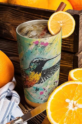 Miniatura 3 de Regalos de colibrí de 20 onzas para los amantes del colibrí, regalos de café para los amantes del café, fresco, divertido, lindo vaso de café de