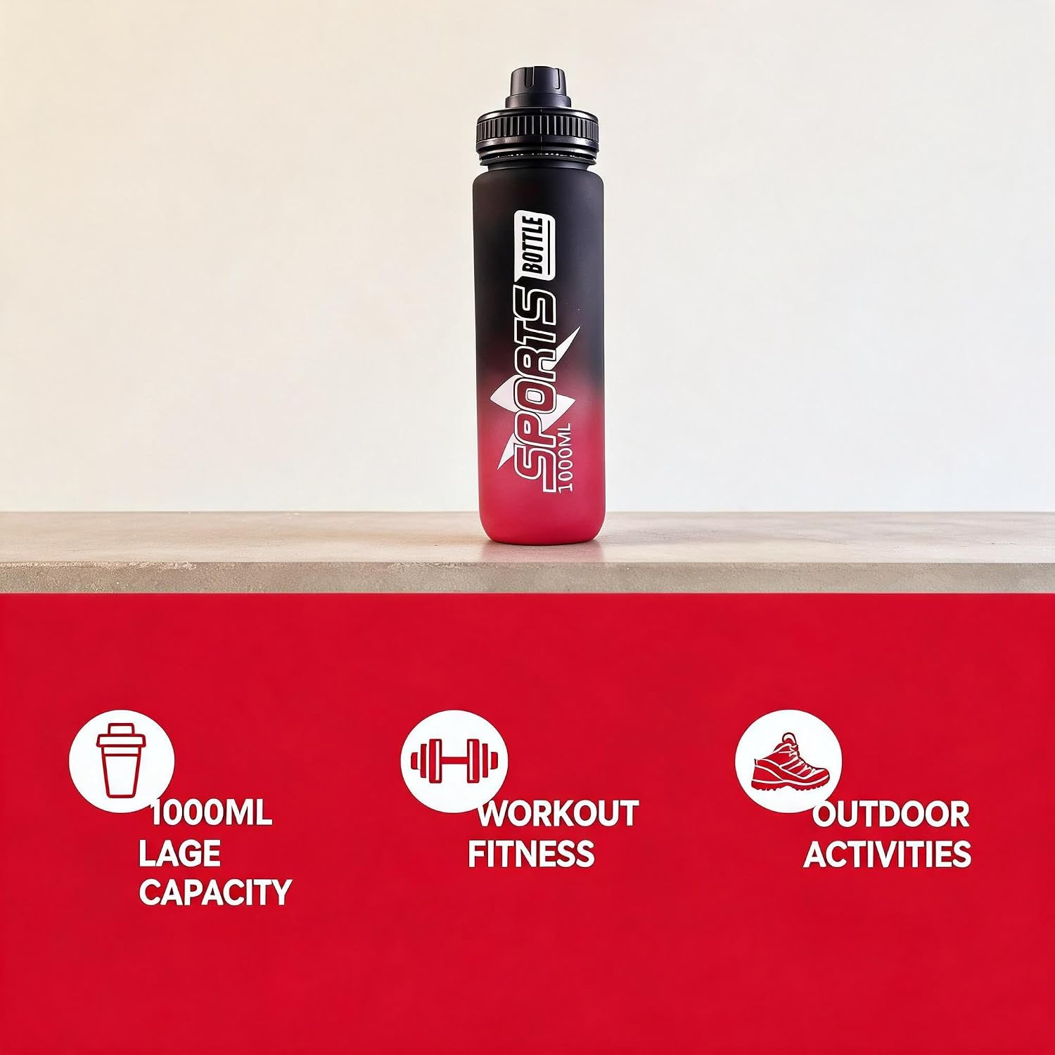 Sports Water Bottle 27 Oz Water