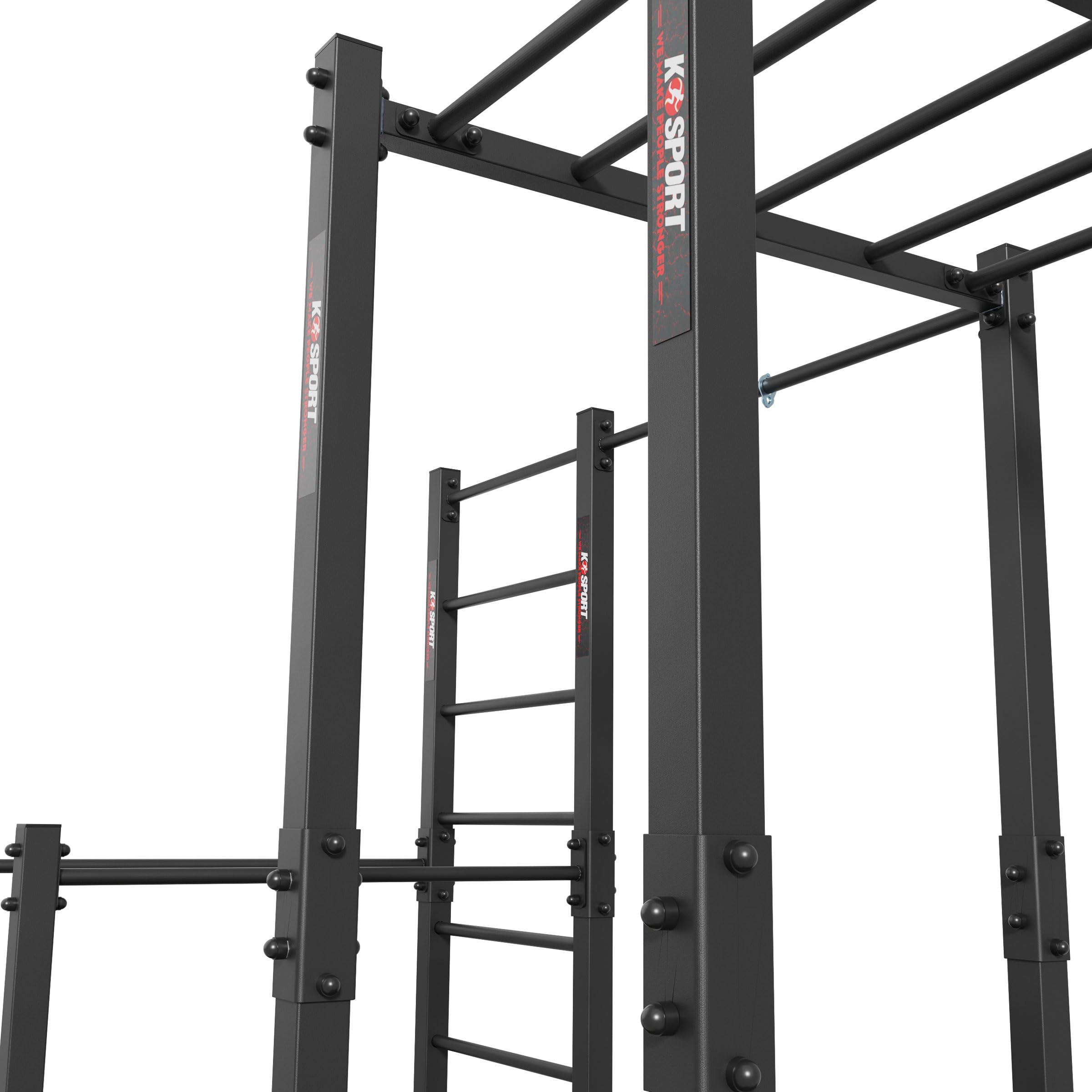 K-Sport: Calesthenics Outdoor Station I barra per trazioni stazionarie da esterni + stazione Dip fino a 175 kg di carico I resistente alle intemperie, Made in EU