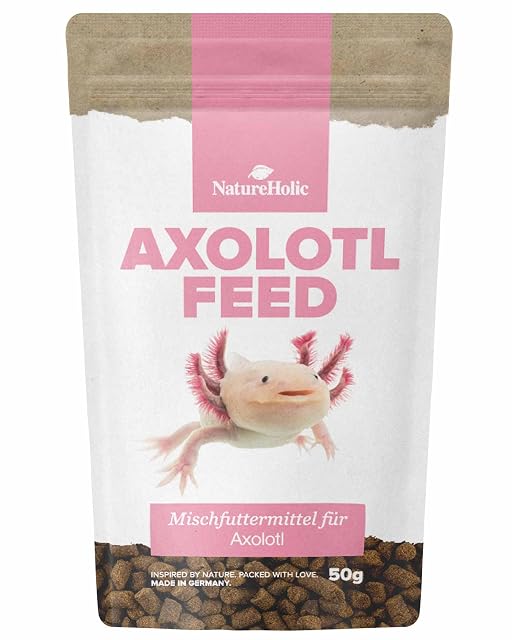 Foto 2 de 4 de NatureHolic Axolotl - Set completo de cuidado para Axolotl con alimentación y cuidado del agua, forro suave…