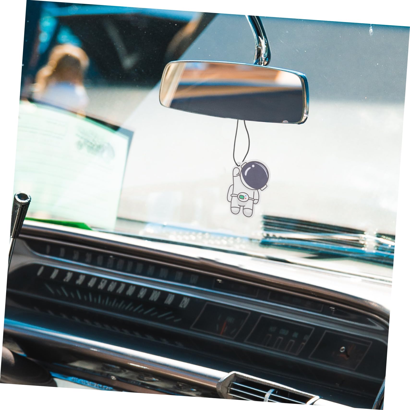 SOLUSTRE 32piezas Ambientador Colgante Para Coche De Astronauta Aromatizante De Aire Para Retrovisor Decoración y Refrescante Para Vehículo Azul Para Hombres y Mujeres