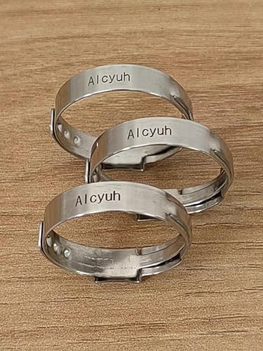 Miniatura 9 de 50 abrazaderas de manguera de oreja única de 14 de pulgada de 0.276in a 0.343in, abrazaderas de crimpado de oreja, anillos de crimpado de oreja de