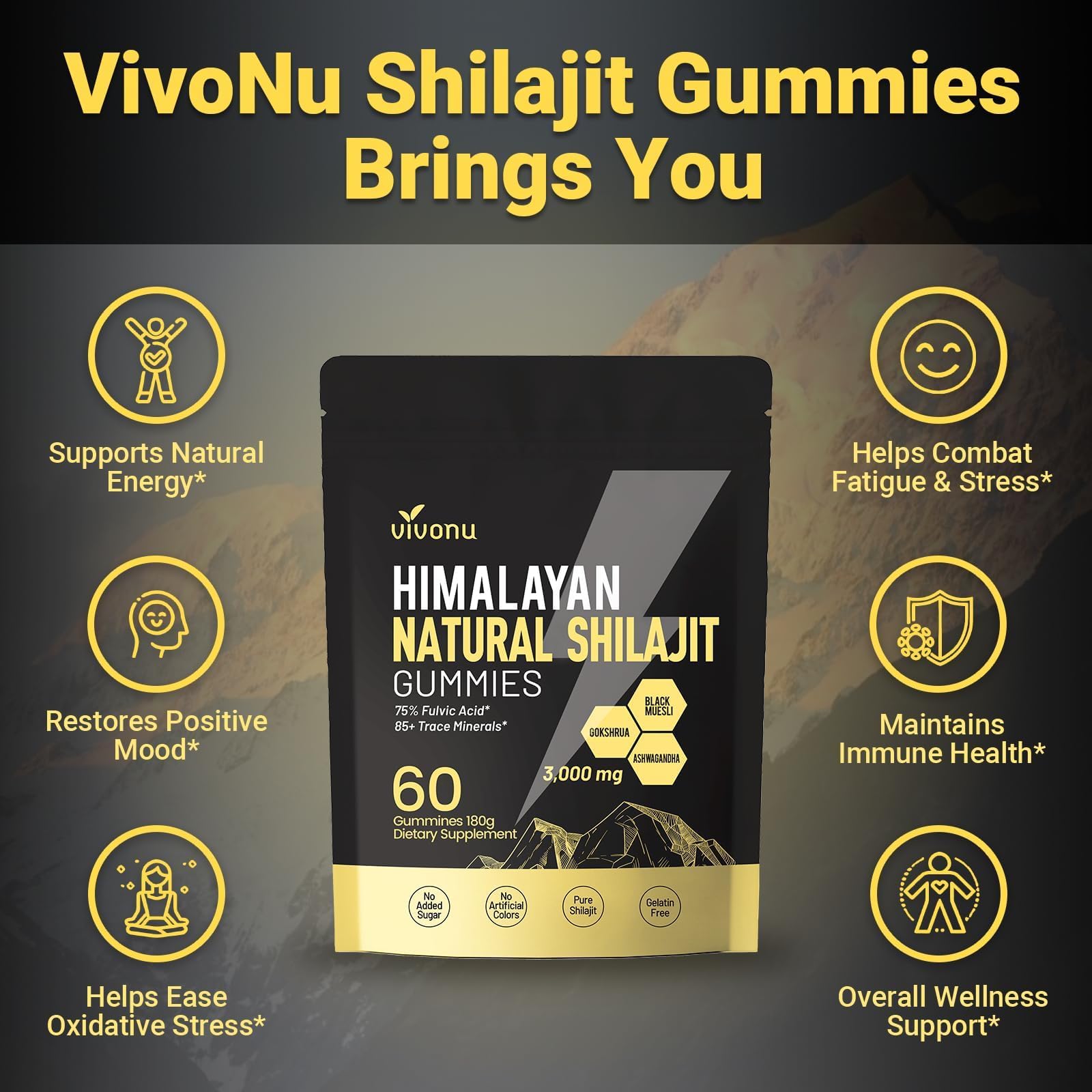 VivoNu Gomme Shilajit