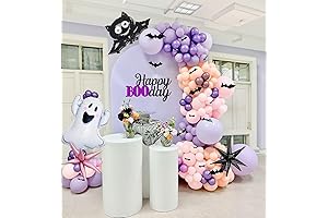 Kozee Pastel Halloween Birthday Balloon Garland Decorations Kit