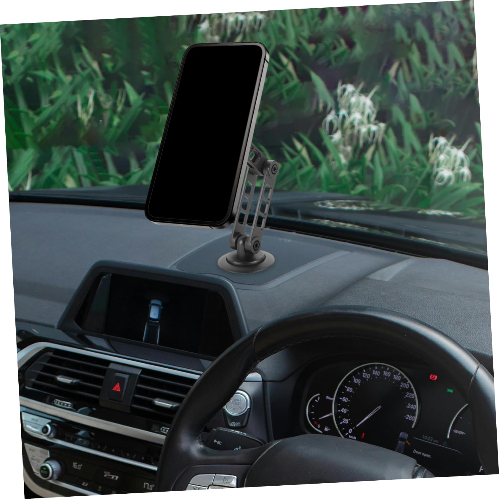 Supporto Magnetico per Telefono da Auto per Console Centrale Rotazione Gradi Supporto per Smartphone in Salvaspazio per Cruscotto