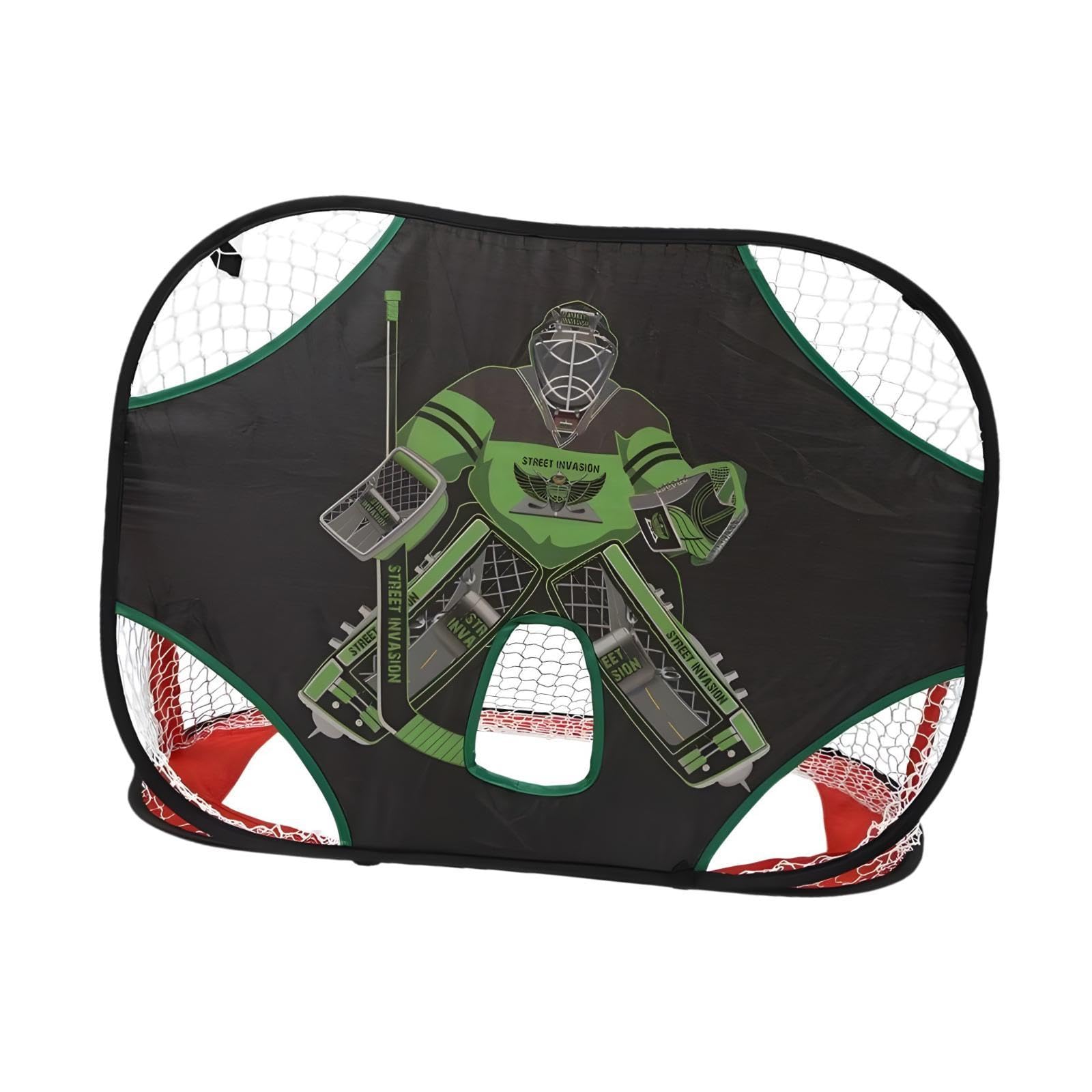 SECRET DESIRE Creations Hockey Goal Practice Target Goalie Target for Outdoor Sports Garden Baseball Dark Green-image-12