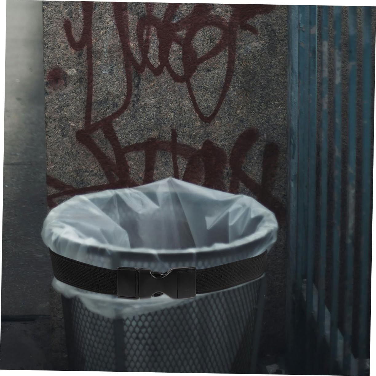 Garneck 25 Pz porta sacco della spazzatura clip sacchetti buste spazzatura sacchetti immondizia dust bag cestino banda Elastica chiusure per bidoni della spazzatura tessuto elastico