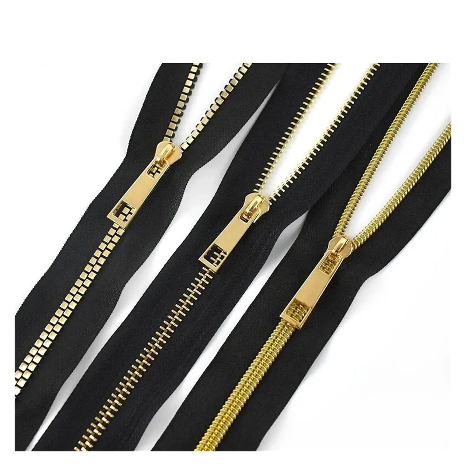10-30 Uds 5# tiradores de cremallera for coser abrigo tienda Metal/Nylon/resina cremalleras deslizantes universales cierres cabeza reparación(Silver,No5-30Pcs,ForMetalZipper)