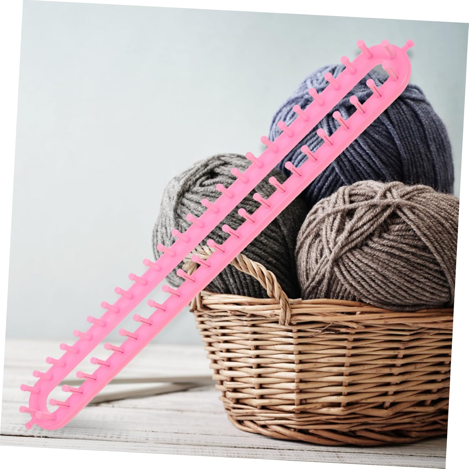 Xmas Scarf Knitting Loom Set, Plastic Weaving Tool for DIY Hat Crafts