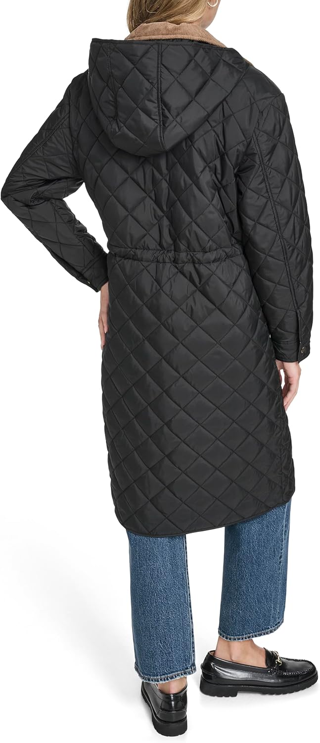 Levi's Women's Diamond Quilted Cinch Waist Coat