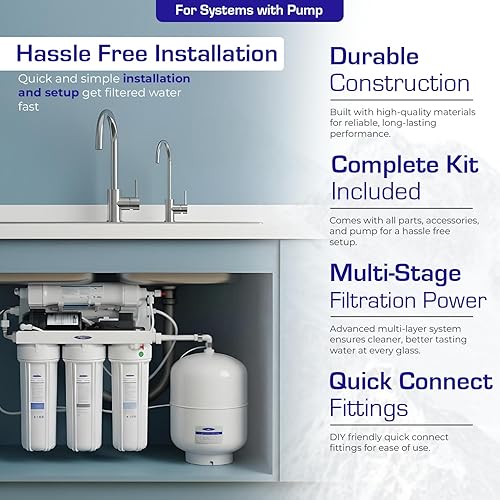 Miniatura 6 de Filtro de agua para debajo del fregadero de ósmosis inversa - 2000CP