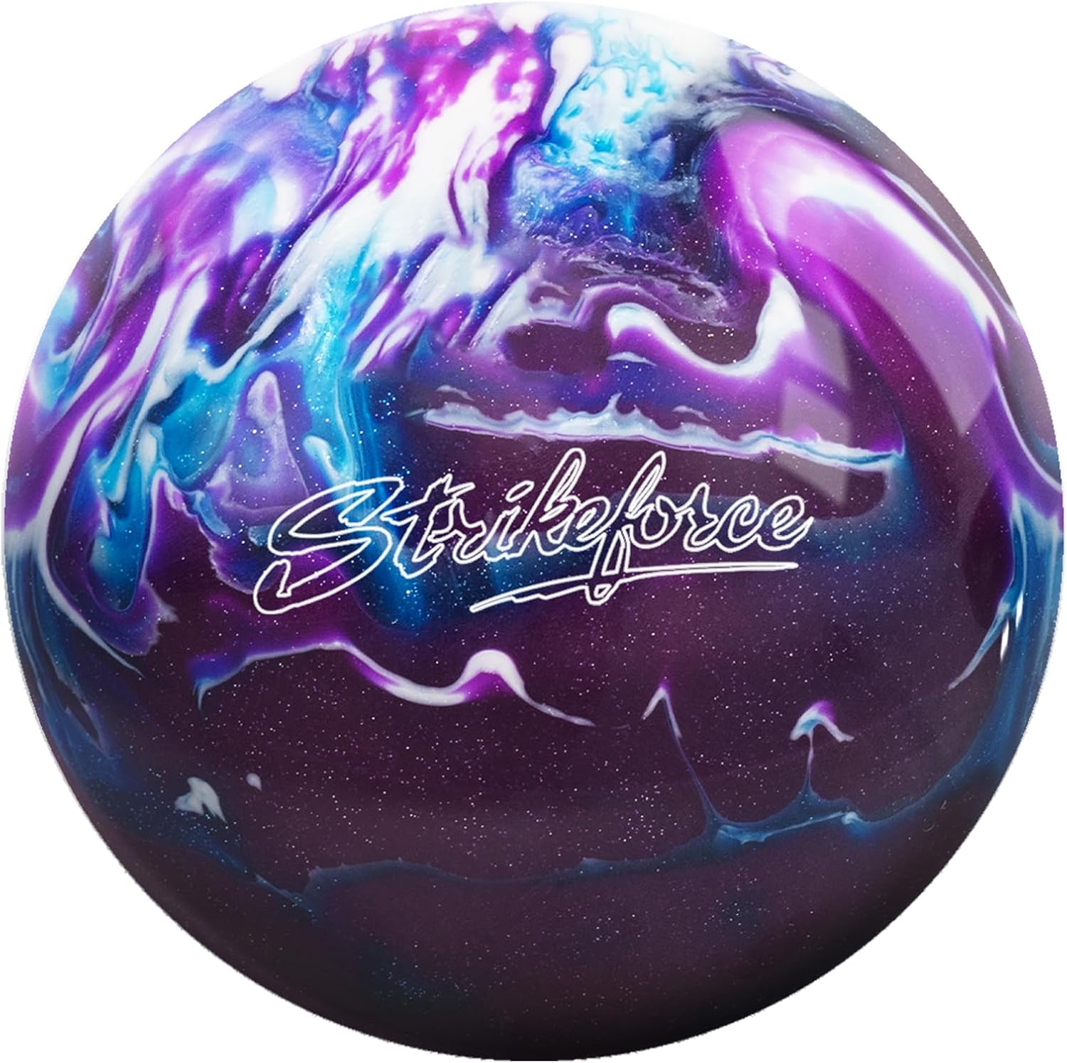 KR Strikeforce Polyester Undrilled Bowling Ball for Beginners or Great for Spare Shooting - Available in 6 Designs and 10 Different Weights