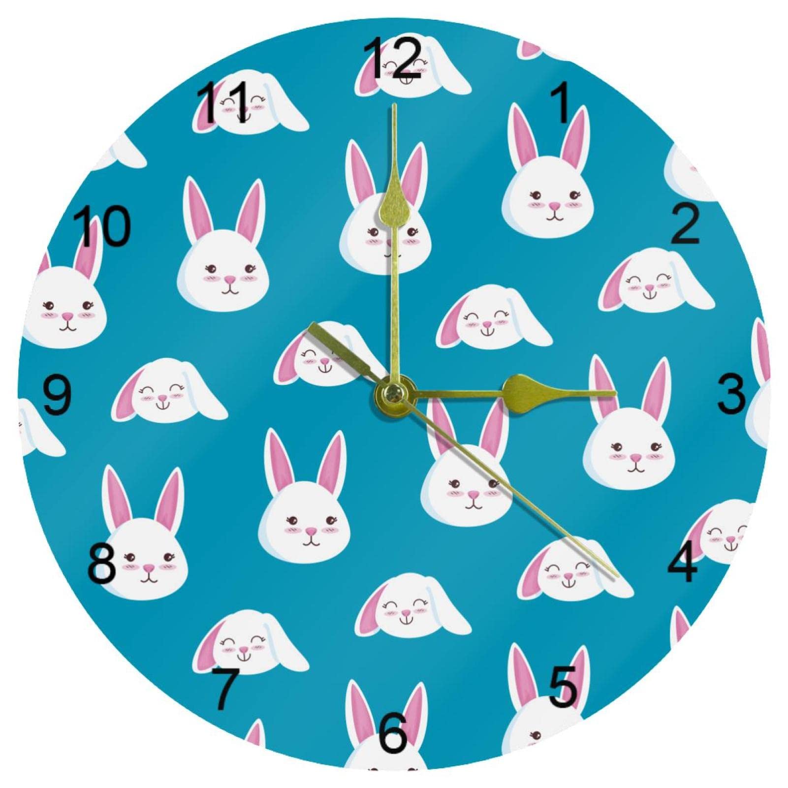 Horloge murale silencieuse lapin pour la décoration de votre cuisine