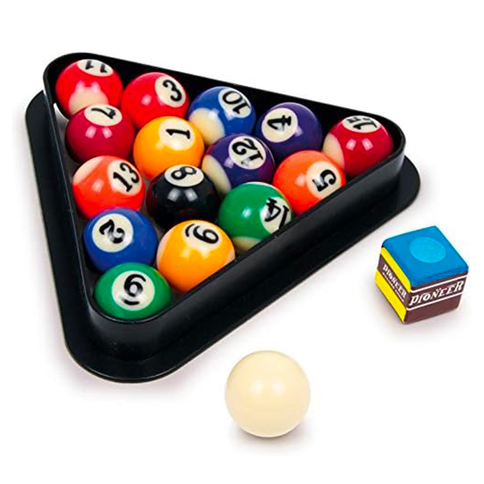 FISHTEC Mini Billard de Table Complet avec Accessoires - Conception en Bois MDF et Tapis en Feutrine Vert - Idéal pour s'amuser en Famille ou Entre Amis - Format Compact 69 x 35 x 17 cm