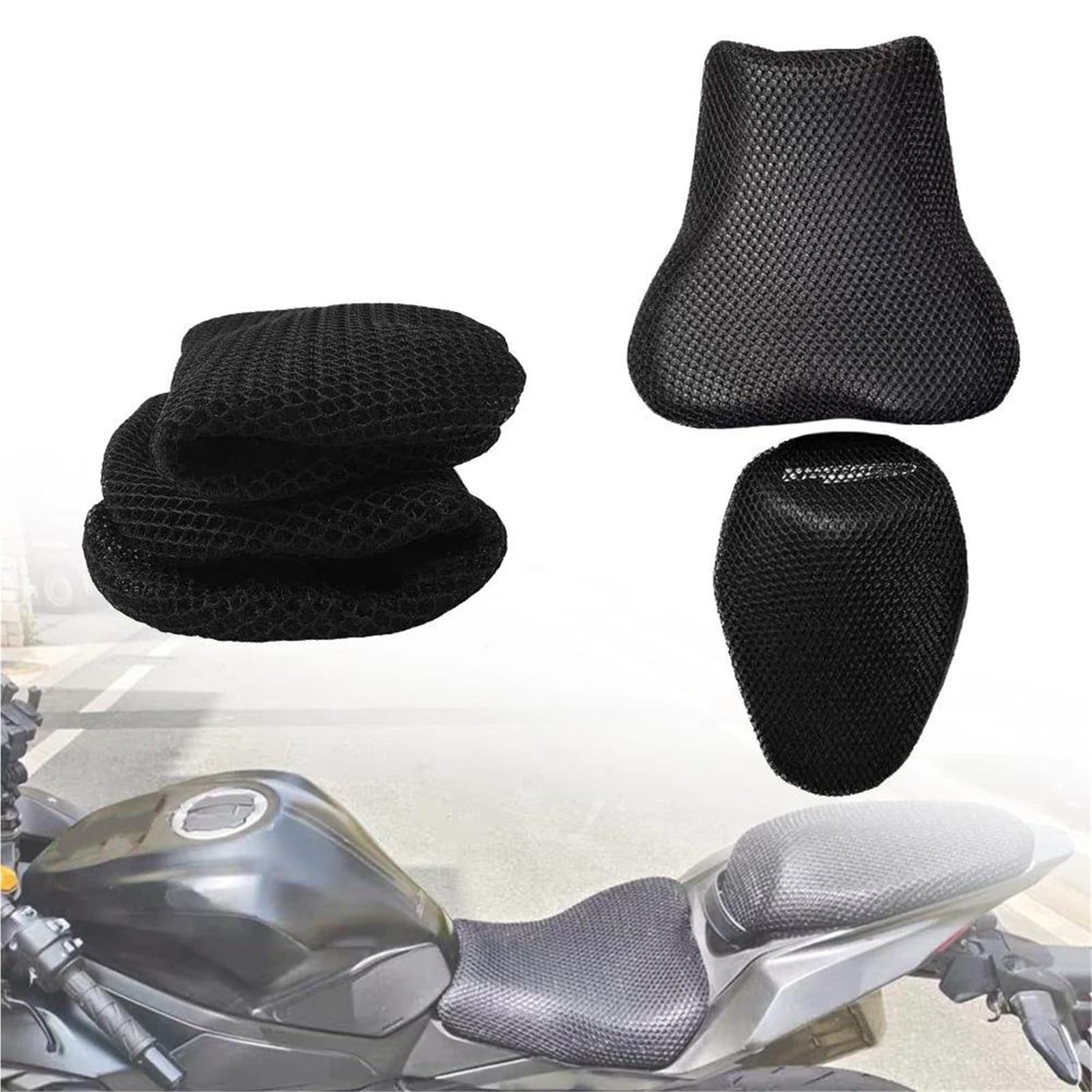 Amazon.co.jp: オートバイアクセサリー メッシュシートカバー カウル