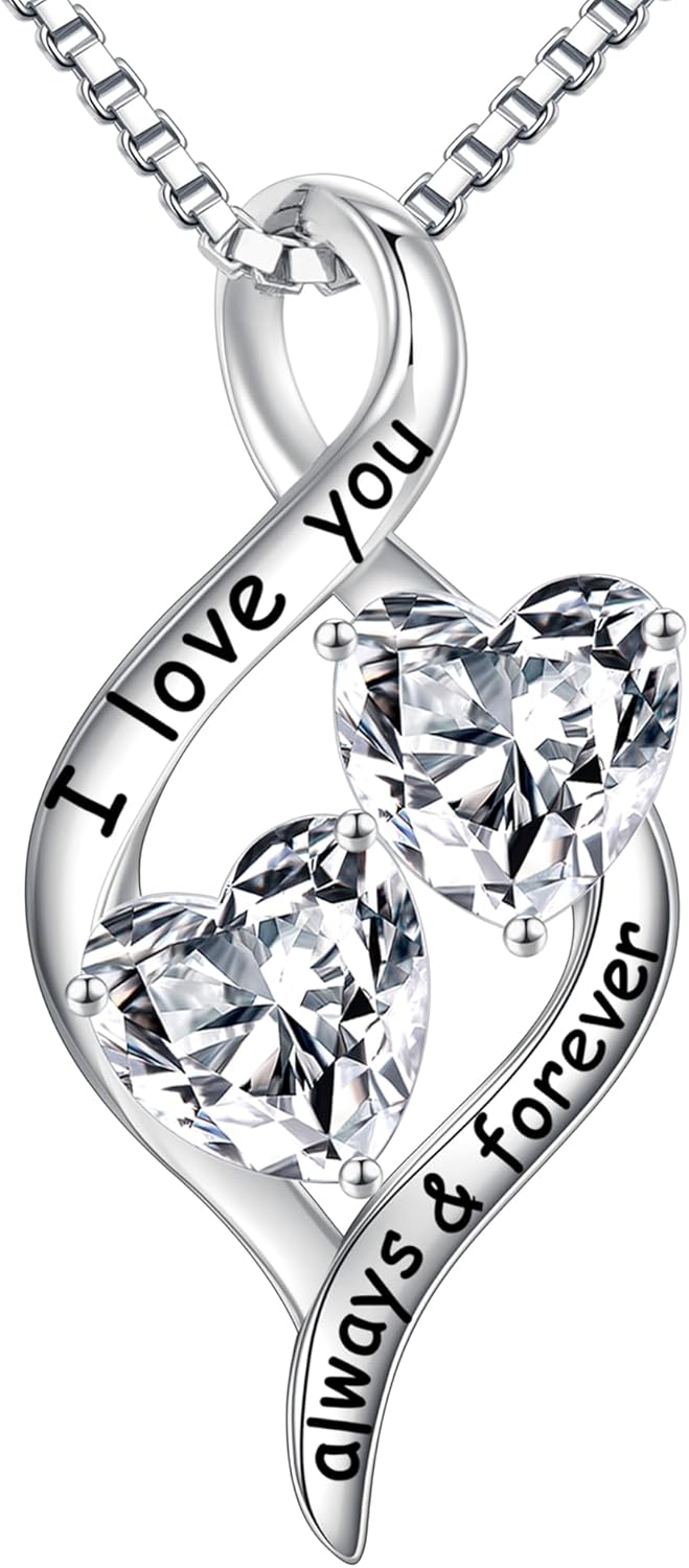 MOOSEA Moissanite Necklace Christmas Gifts for Women – 2CT Heart Moissanite Necklace D Color VVS1 Clarity Lab Created Necklace Anniversary Christmas Gifts for Wife Birthday Gifts for Mom Wife Grandma MOOSEA Moissanite Necklace Christmas Gifts for Women – 2CT Heart Moissanite Necklace D Color VVS1 Clarity Lab Created Necklace Anniversary Christmas Gifts for Wife Birthday Gifts for Mom Wife Grandma