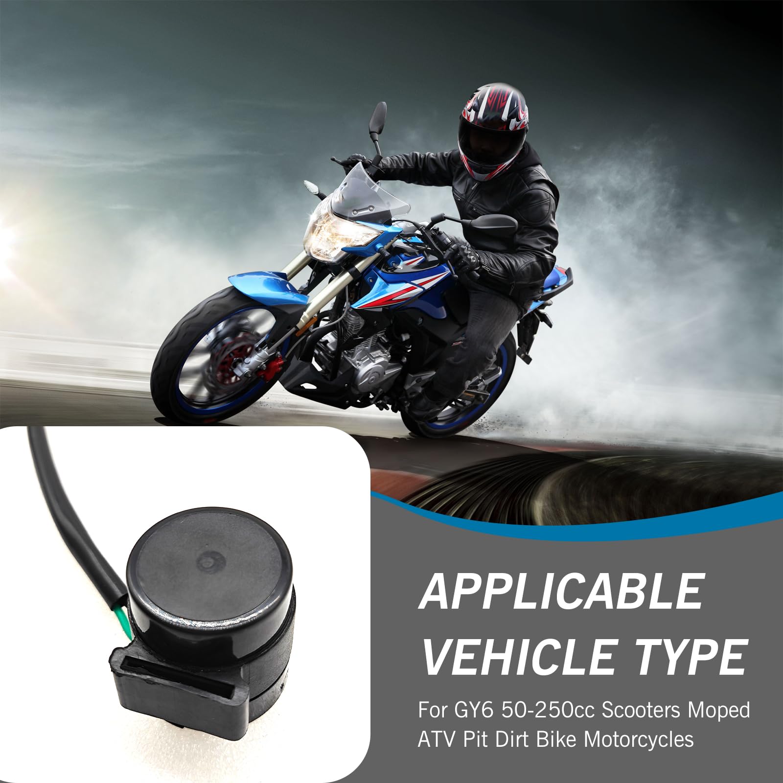 BUGUUYO 3pièces Signal Indicateur De Clignotant Pour Scooters