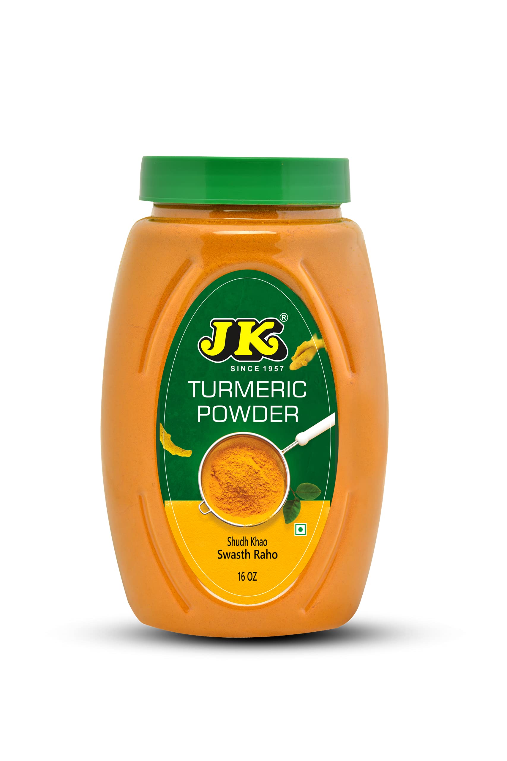 JK Haldi (Turmeric) Powder Jar, 500g | Natural Golden Turmeric | 100% Vegan | NO Added Flavours and Colours | Perfect for Indian Cooking (Jar Pack of 1) (B098PD86V3) Amazon Price History, Amazon Price Tracker