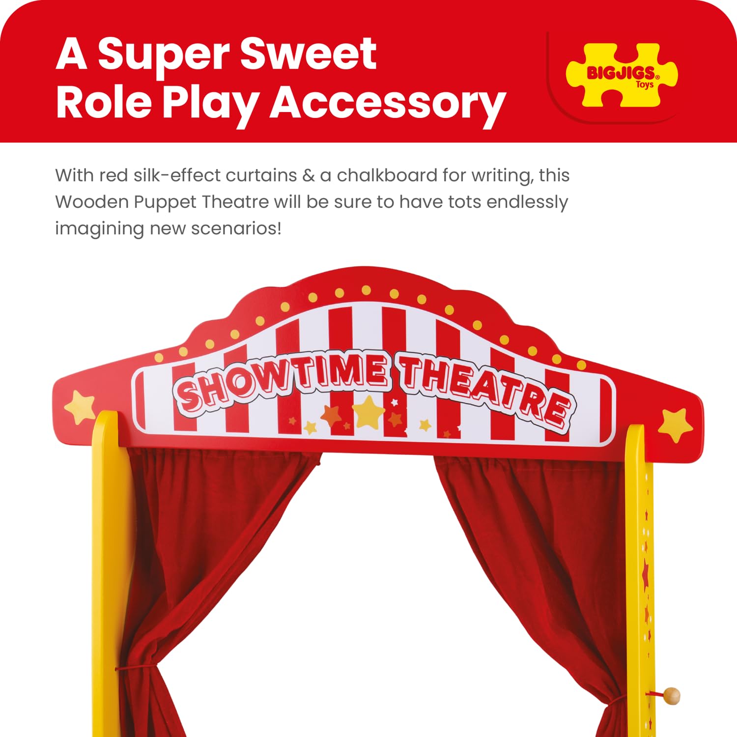 Bigjigs Toys Castelet de théâtre