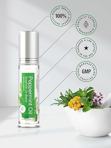 Miniatura 4 de Horbaach - Mezcla de aceite esencial de lavanda, 0.33 onzas líquidas (paquete de 2)  Rodillo para la piel  por Horbaach