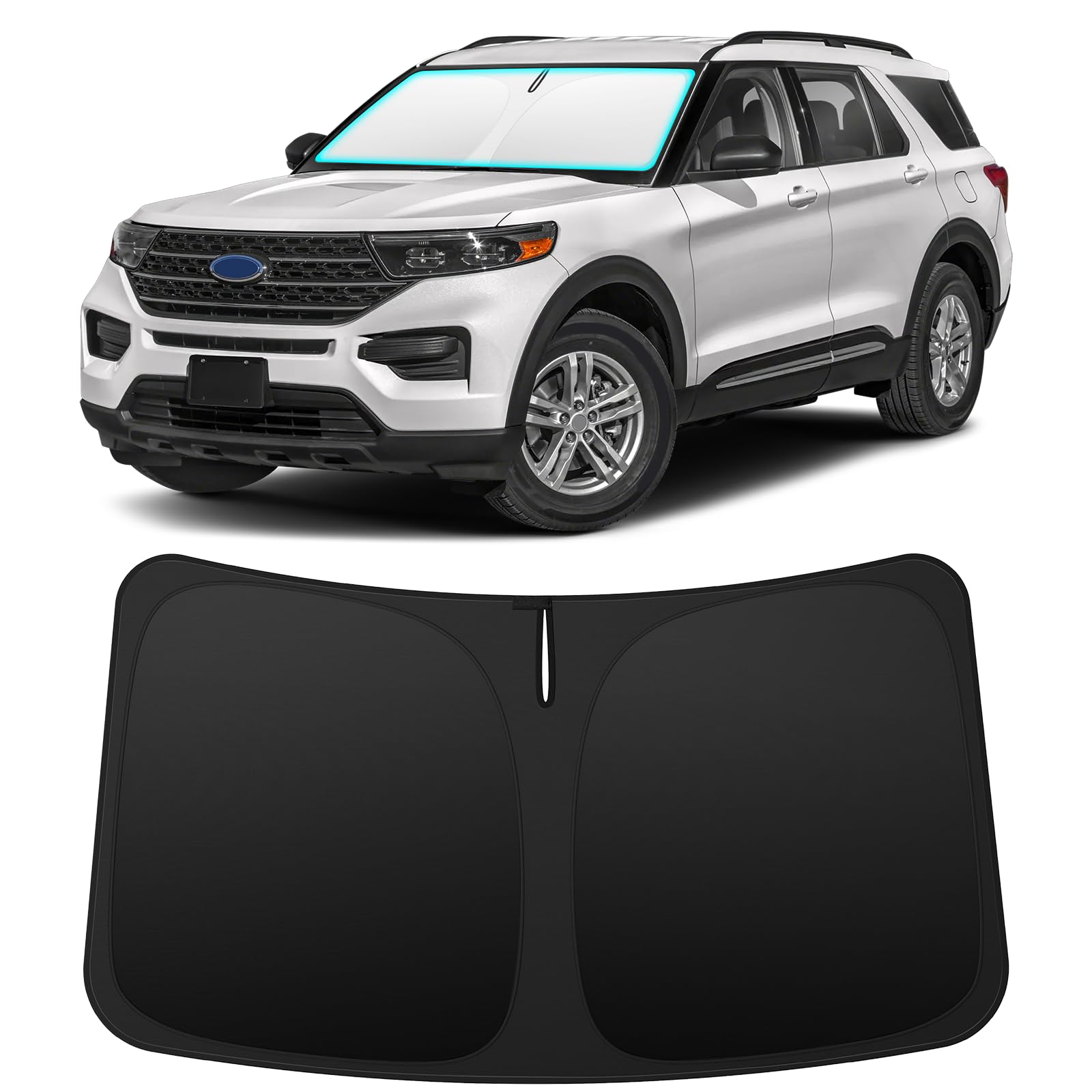 INSAUTO Custom Fit Windshield Sun Shade for Ford Explorer 2020-2026