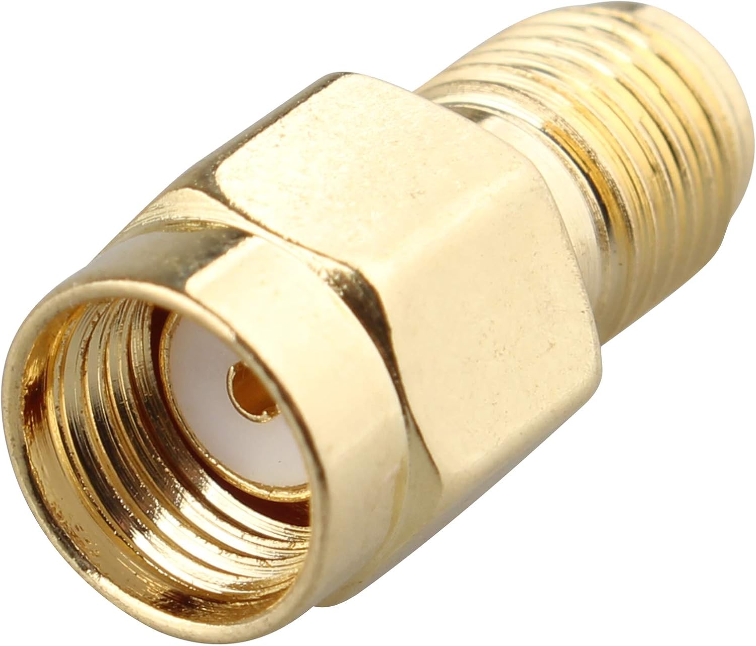 Jopto 5PCS Coaxial Coax Adapter SMA Female to RP-SMA Female Jack Adapter SMA Female Plug to SMA Female Connector Converter RP-SMA Female (No Pin) to SMA Female (No Pin) for Antenna Plug Coaxial Coax - Image 5