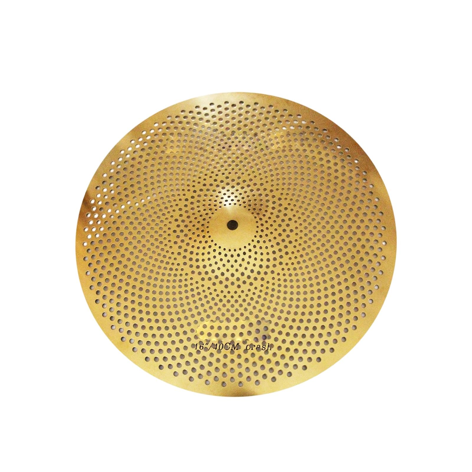 Miłośnicy Muzyki Talerz Zestaw Low Volume Pack 14 Hi Hats 16/18 Crash 20 Calowy Talerz Ride 5 Częściowy Zestaw Wyciszający(Golden)