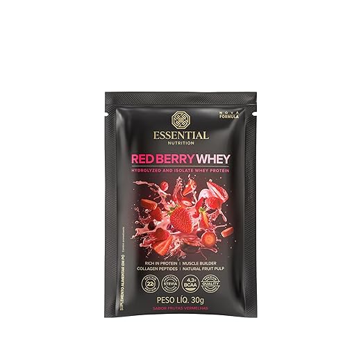 Red Berry Whey Sachê Essential Nutrition 30g
