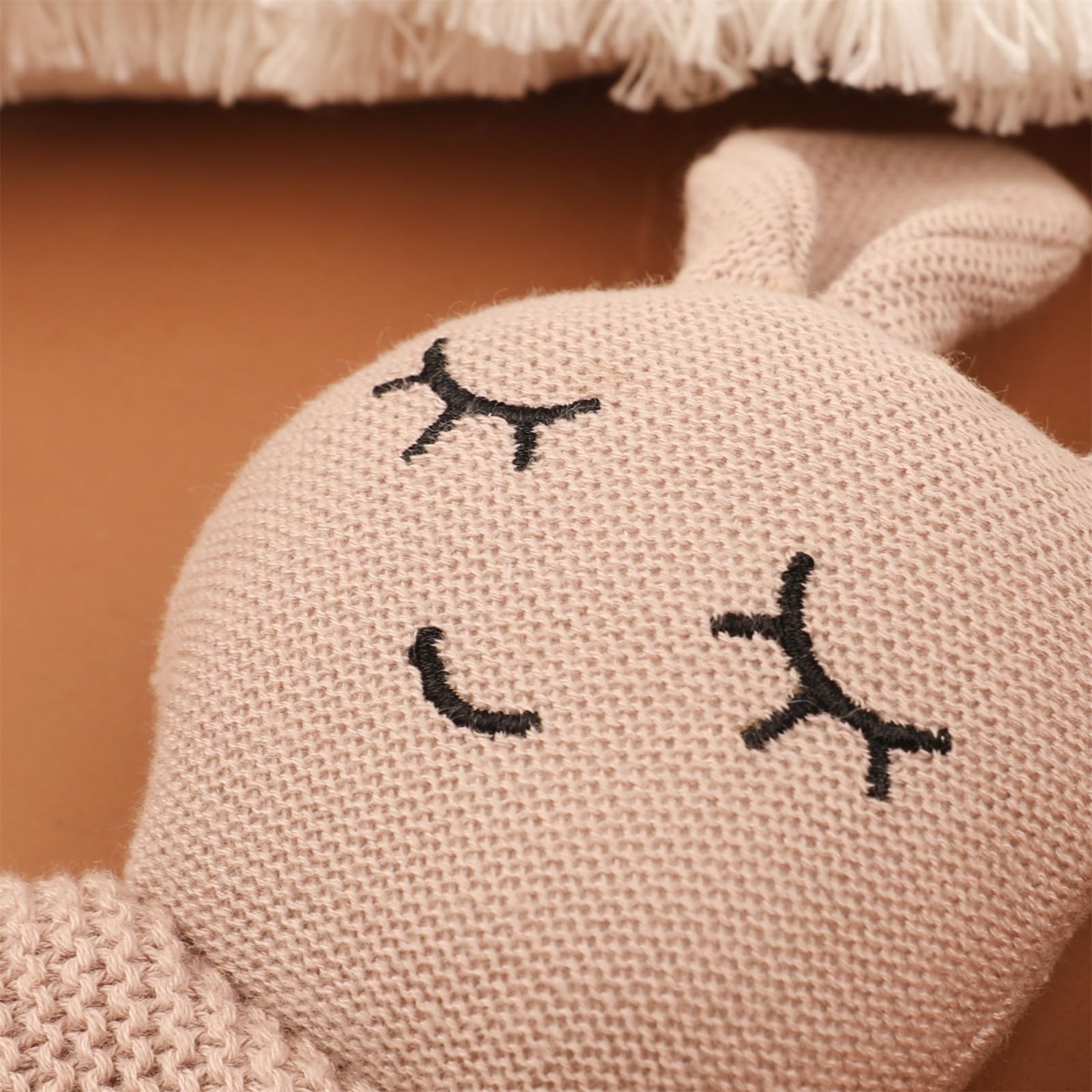 1 Set für Neugeborene, kuschelige Baumwolldecke und Essentials, einschließlich gestrickter Overalls/Geschenke für die Dusche mit Mondanhänger