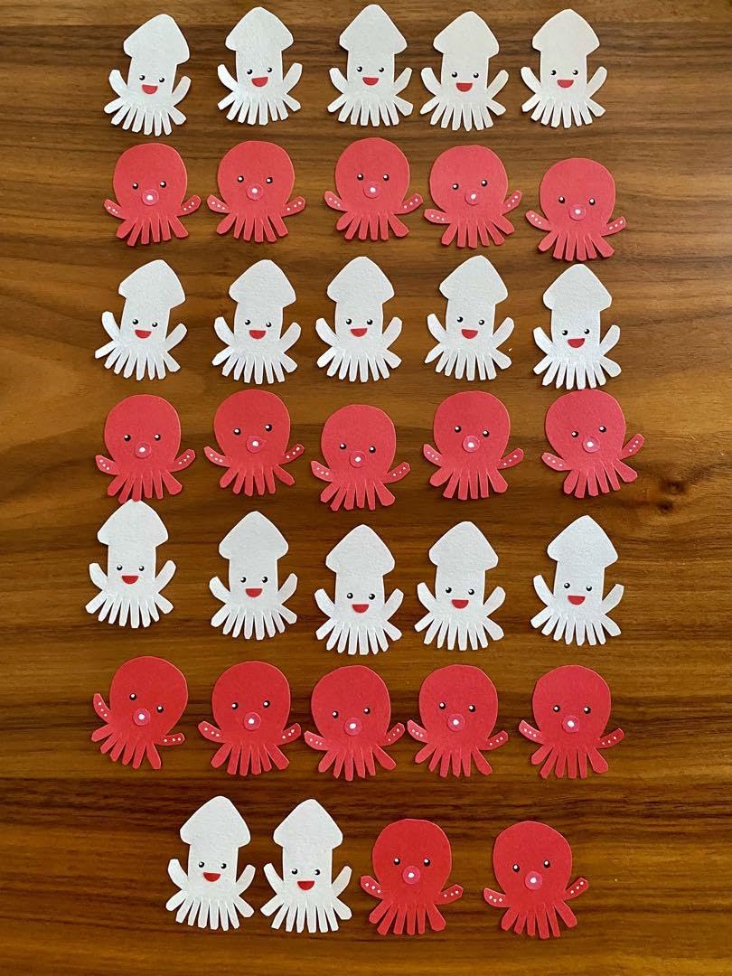 Amazon.co.jp: クラフトパンチ 「 タコ イカ 」 アルバム 季節 壁面