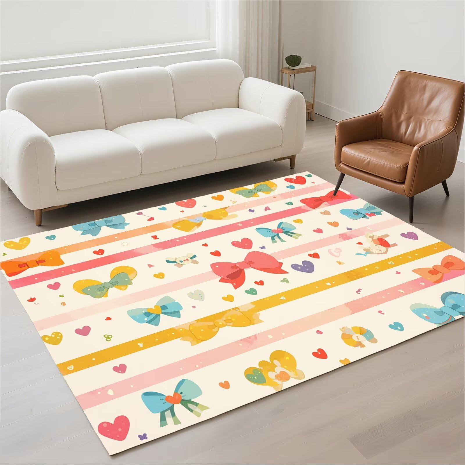 Tapis de couloir lavable et antidérapant avec texture douce pile bouclée