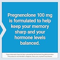 Vista 6 de Life Extension pregnenolona cápsula 0.003 onzas, 100-unidades, 737870700104, 100, 1, 1