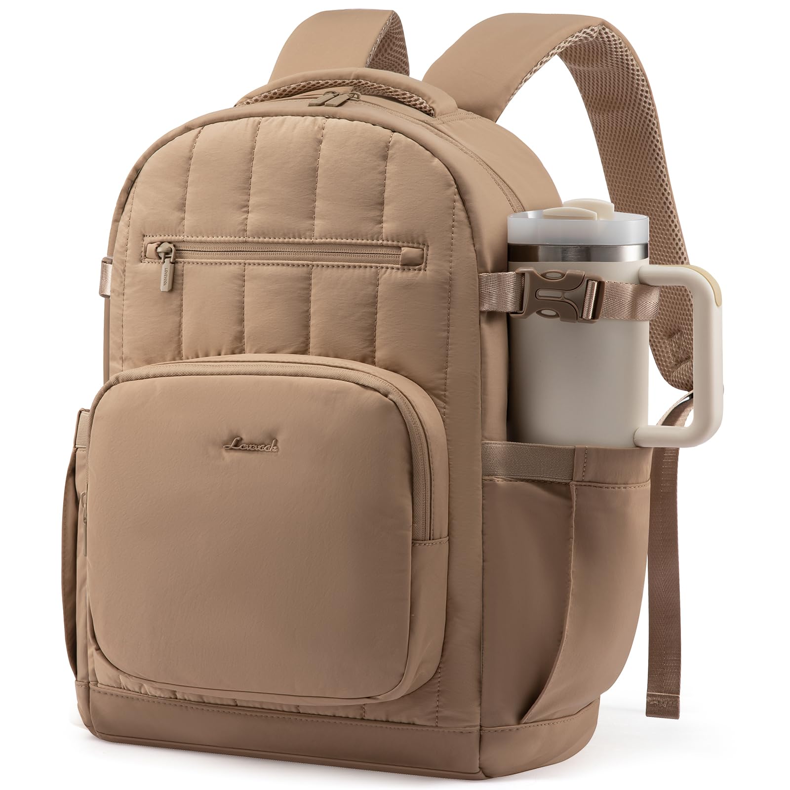 LOVEVOOK Rucksack Damen, 15,6 Zoll Schulrucksack Teenager Wasserdicht Leichter Mädchen Schultasche Backpack mit Laptopfach Women Casual Daypacks Tagesrucksäcke Lehrertasche für Uni Schule Reise Arbeit