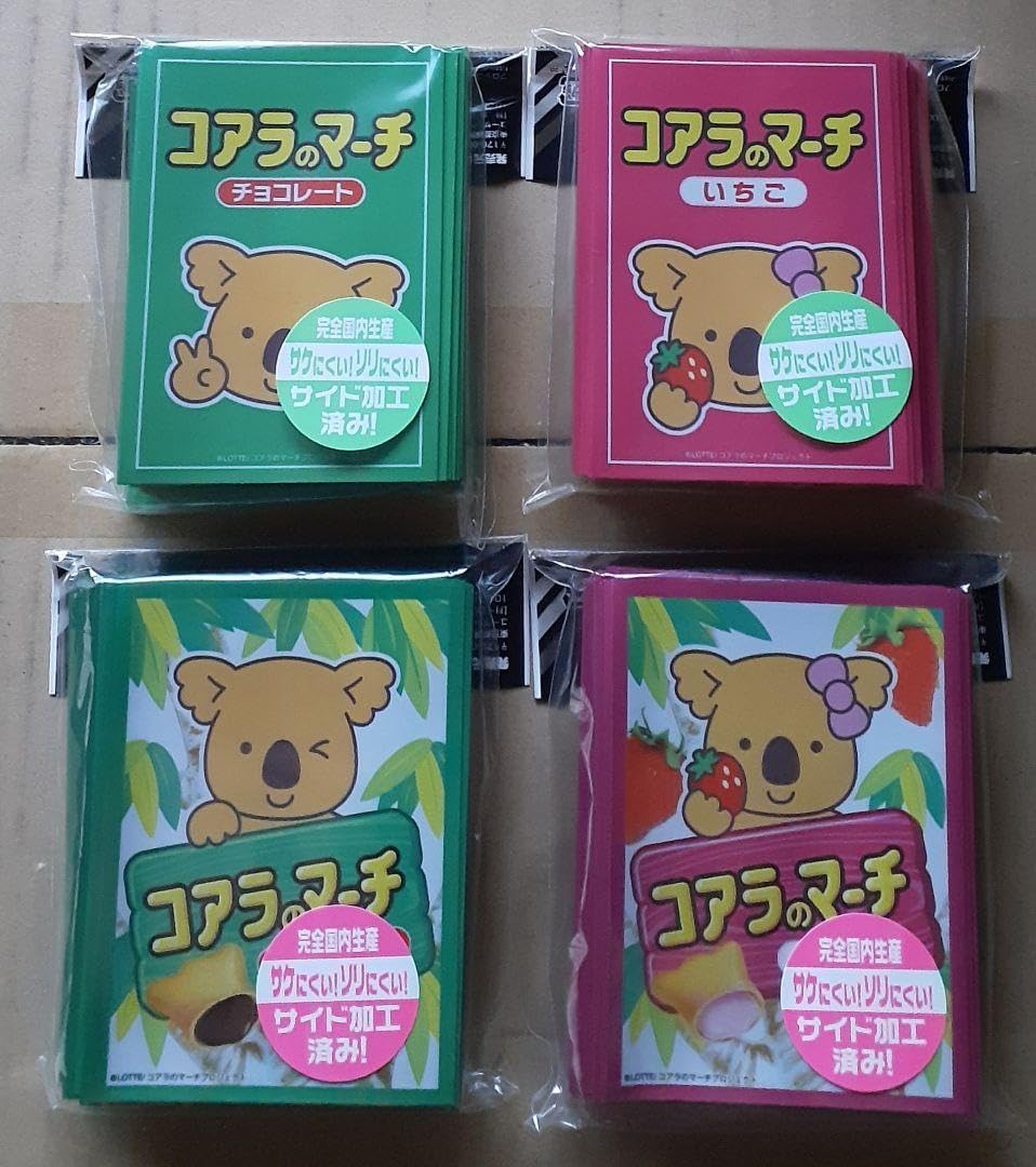 キャラクタースリーブ　コアラのマーチ いちご&チョコレートver 80枚×4種 キャラクタースリーブ コアラのマーチ いちご&チョコレートver 80枚×4種
