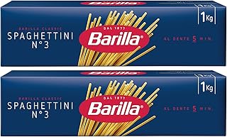 Barilla(バリラ) BARILLAバリラ パスタ スパゲッティ No.3 (1.4mm) 1kg×2個 [正規輸入品] イタリア産