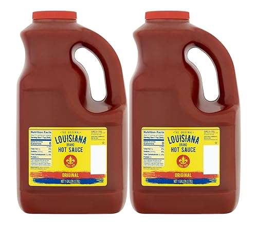 Miniatura 9 de Louisiana Brand Hot Sauce, Original Hot Sauce, Made from Aged Hot Peppers & Vinegar, Adds Flavor to Any Meal (1 Gallon (Pack of 1))