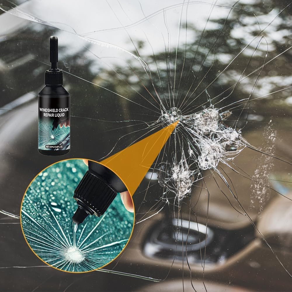 Windshield Crack Repair Kit, 2026 Upgrade Cracks Gone Glass Repair, Premium Quick Fix Windshield & Glass Repair Tools for Chips and Cracks — view 2