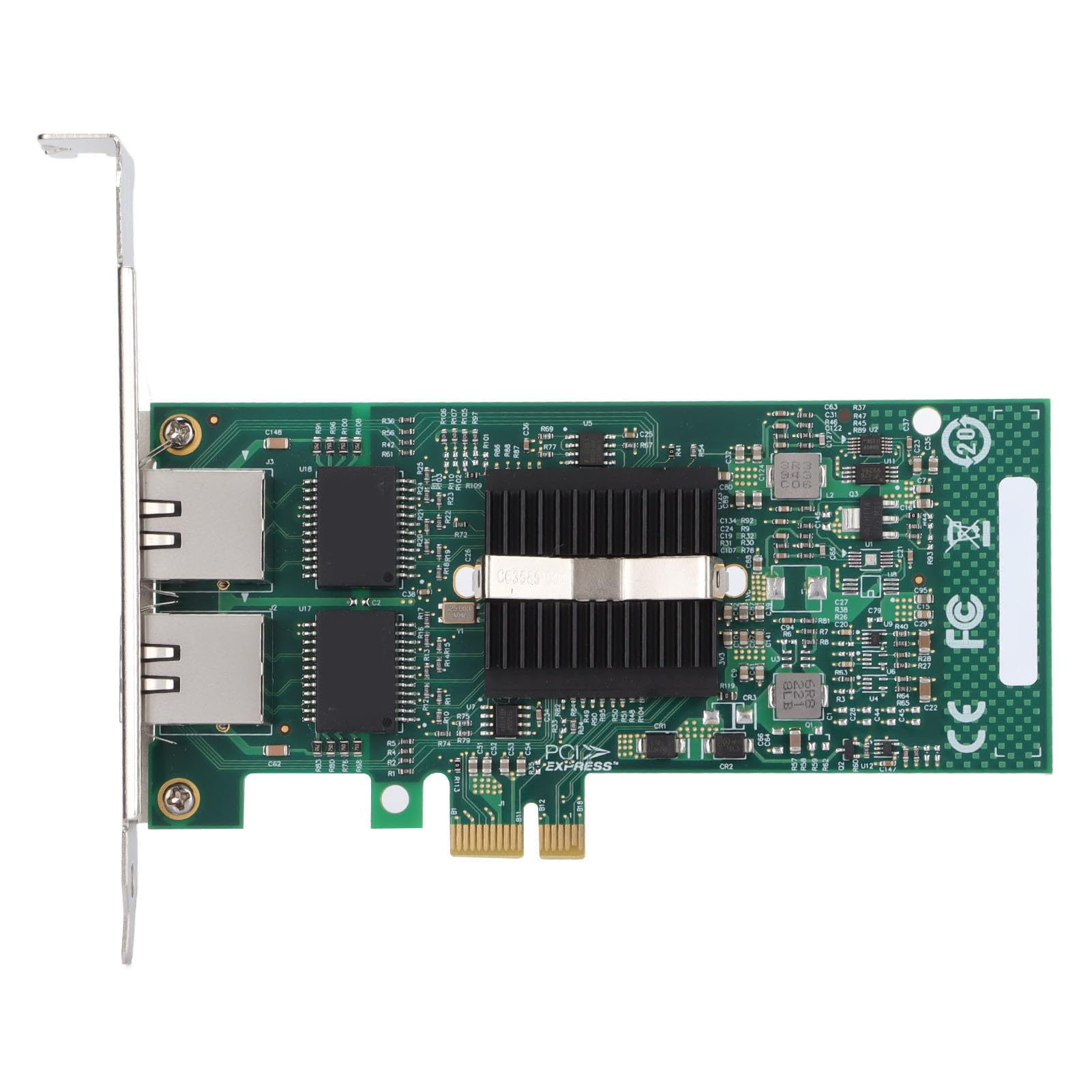 Karta sieciowa 82576 GB Chip PCI-E X1 Gigabitowy podwójny port elektryczny Komputer stacjonarny Przewodowa karta sieciowa