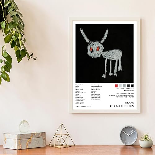 Miniatura 6 de Drake - Póster (16 piezas de 8 x 11 pulgadas), pósteres musicales para estética de habitación, arte de pared para decoración de habitación para