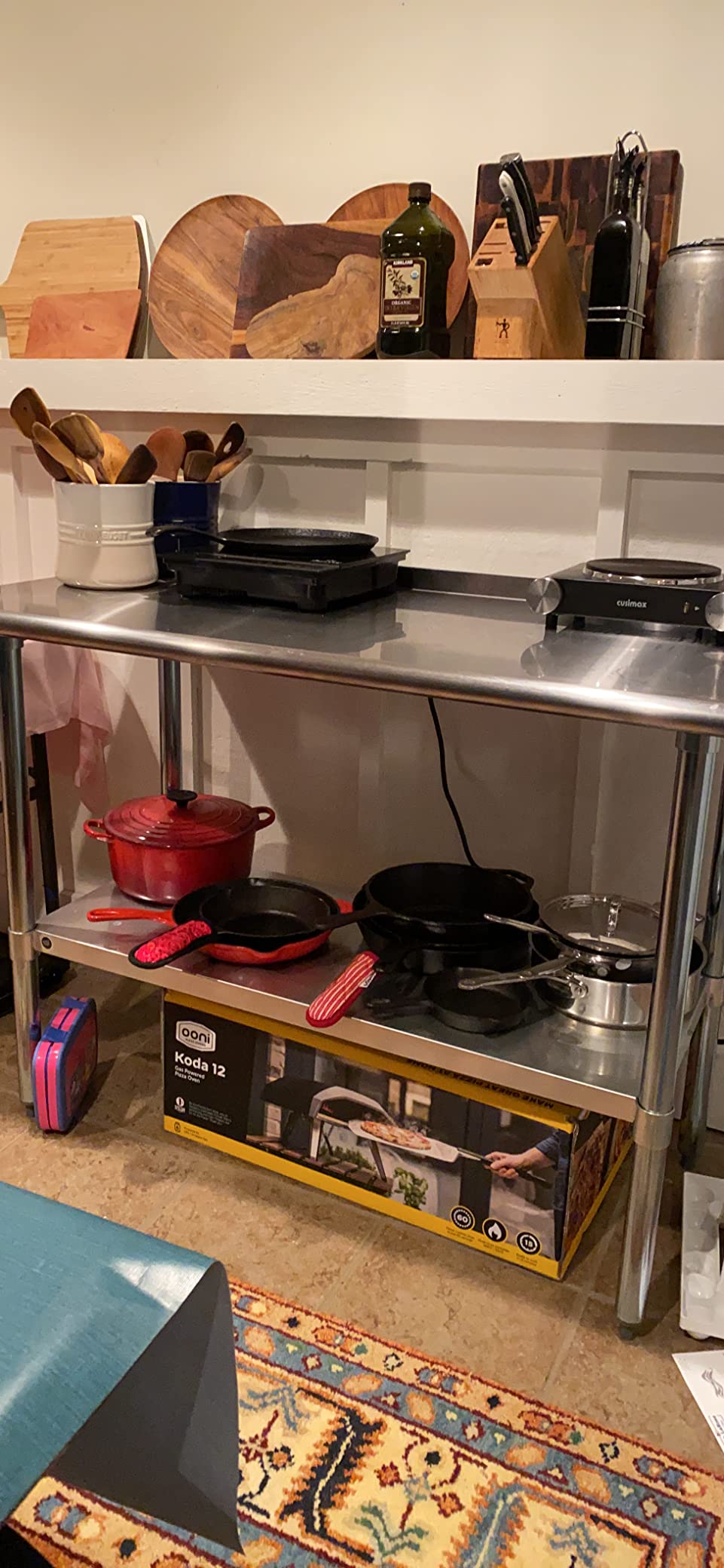 ROCKPOINT Stainless Steel Table For Prep & Work With UK | Ubuy - View #10