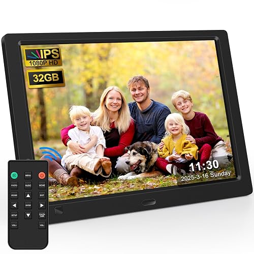 10.1 Digital Picture Frame with 32GB USB