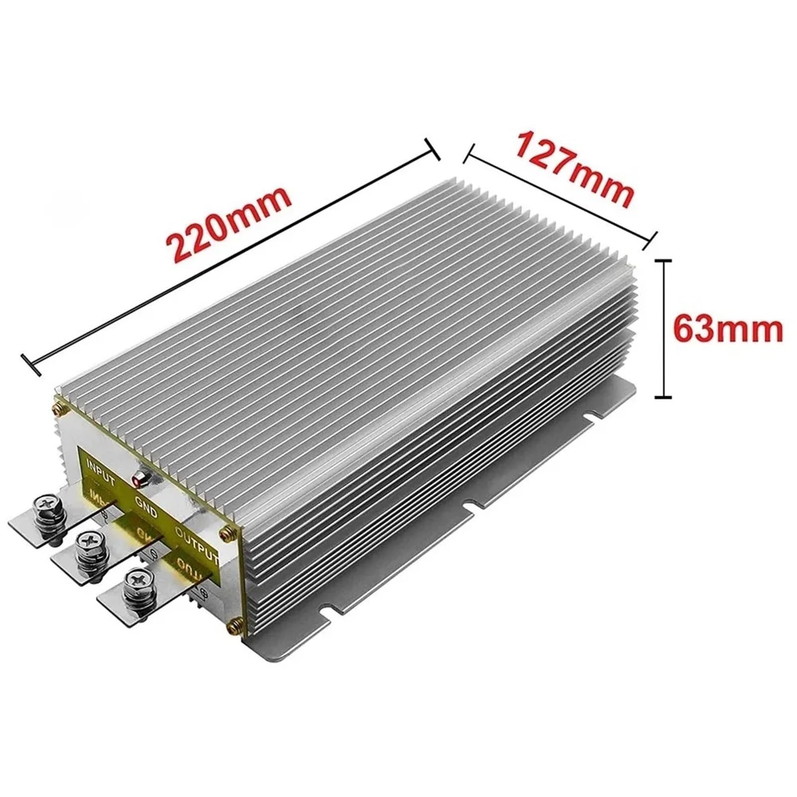 12V to 24V 40-50A DC DC Step Up Power Converter Voltage Stabilizer 12V to 24V Boost Module Regulator(12V to 24V 50A)