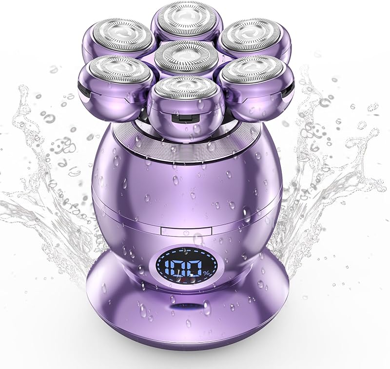 UpperX Aparador elétrico feminino 7 em 1 com cabeça flutuante 7D