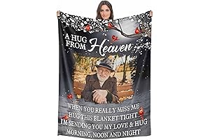 Custom Memorial Blanket for Remembrance of Loved Ones