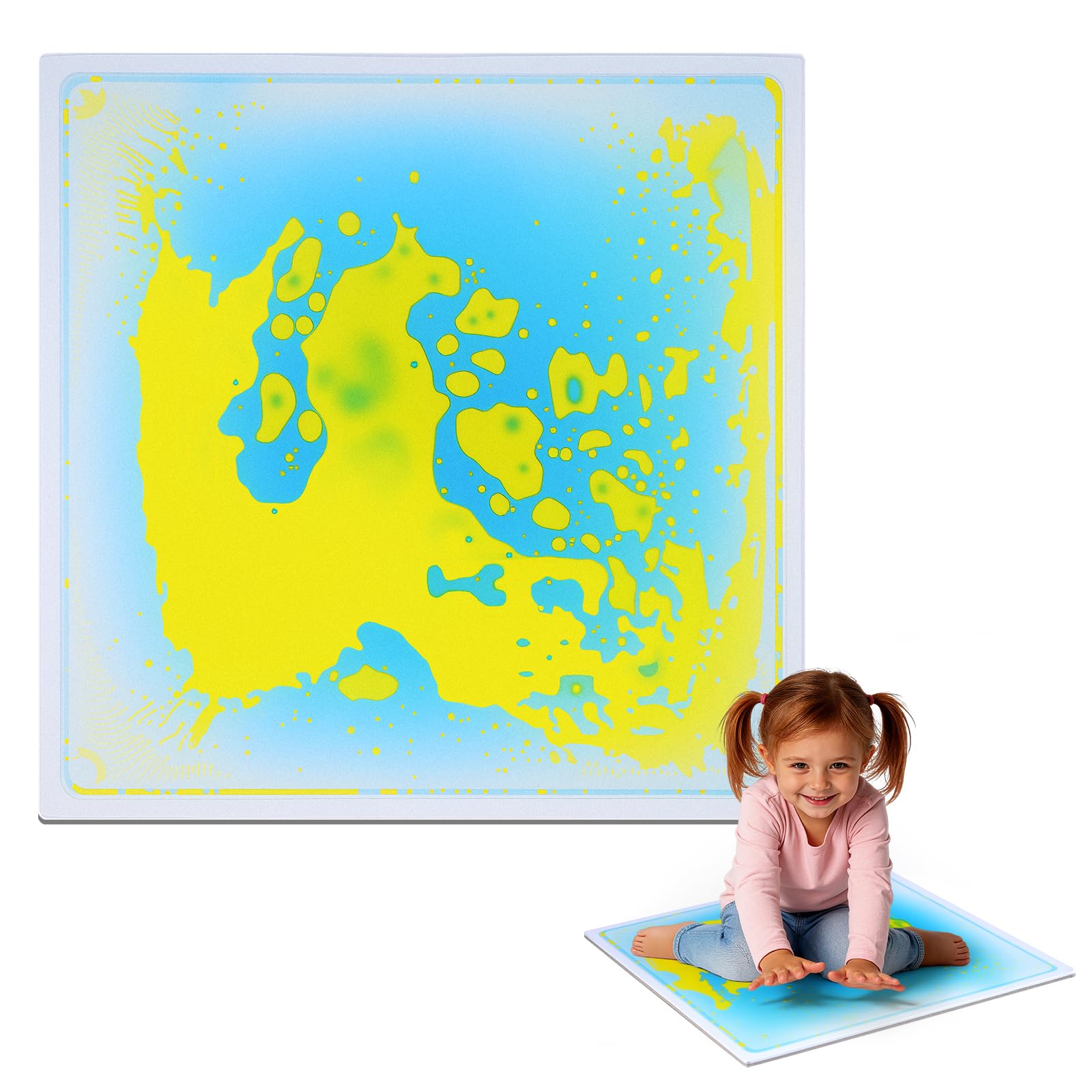 Azulejo sensorial líquido – Azul-amarillo
