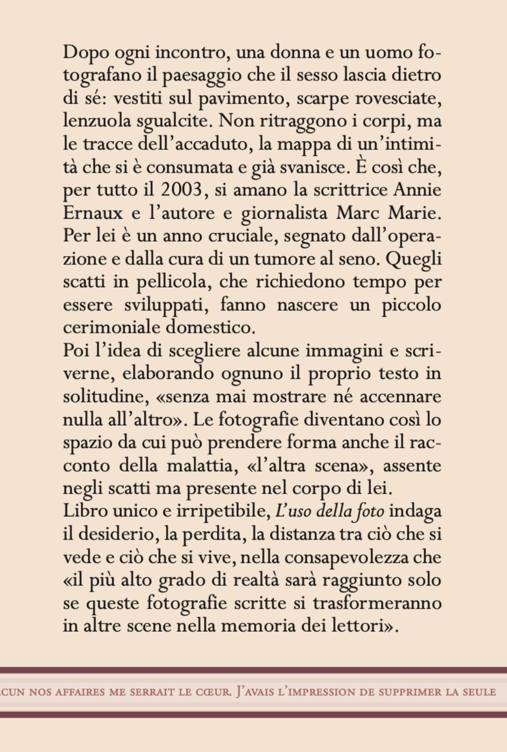 L'uso della foto