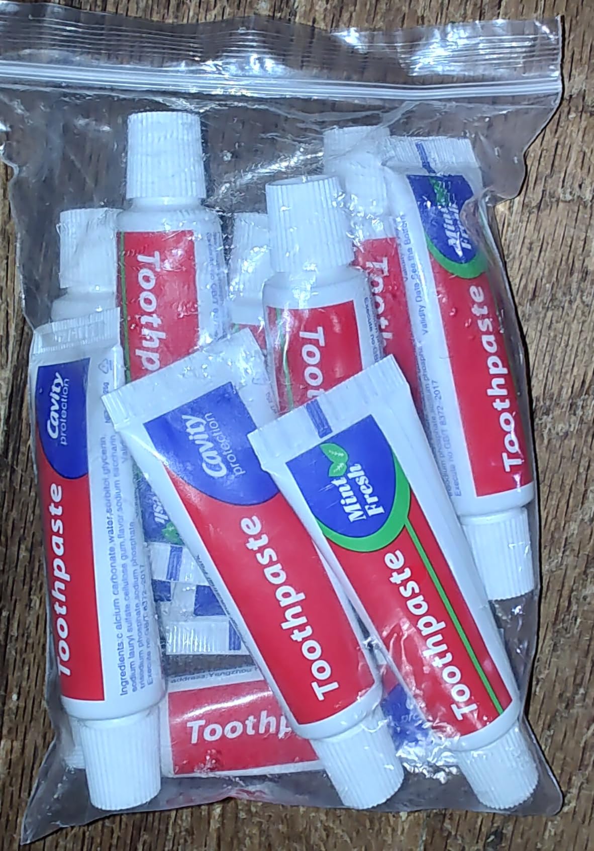 HAIFOTRVA 60 Tubes Bulk Travel Size Toothpaste,Miniature 0